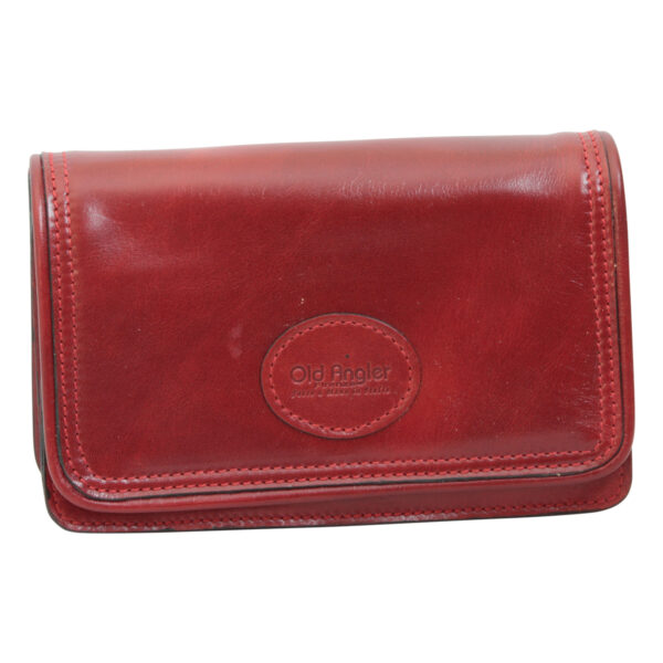 Pochette in pelle. Rosso