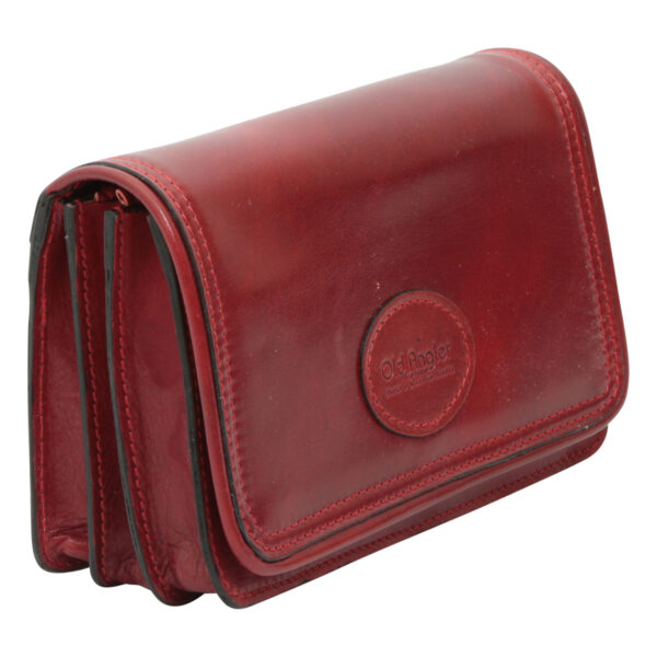 Pochette in pelle. Rosso - immagine 2