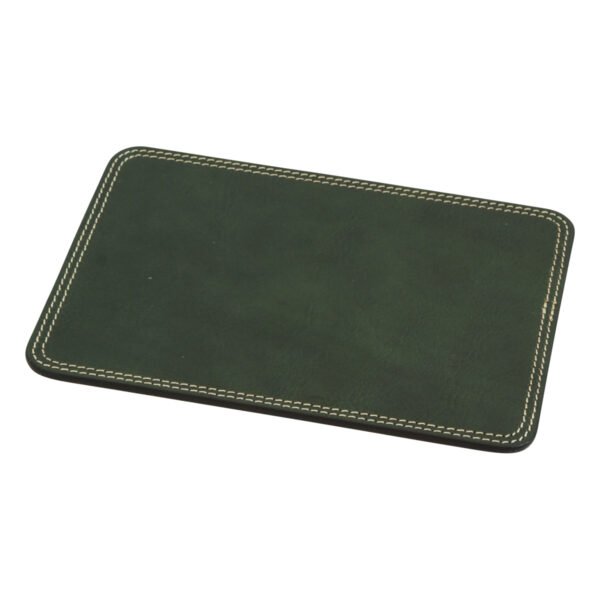 Mouse pad in pelle. Verde - immagine 2